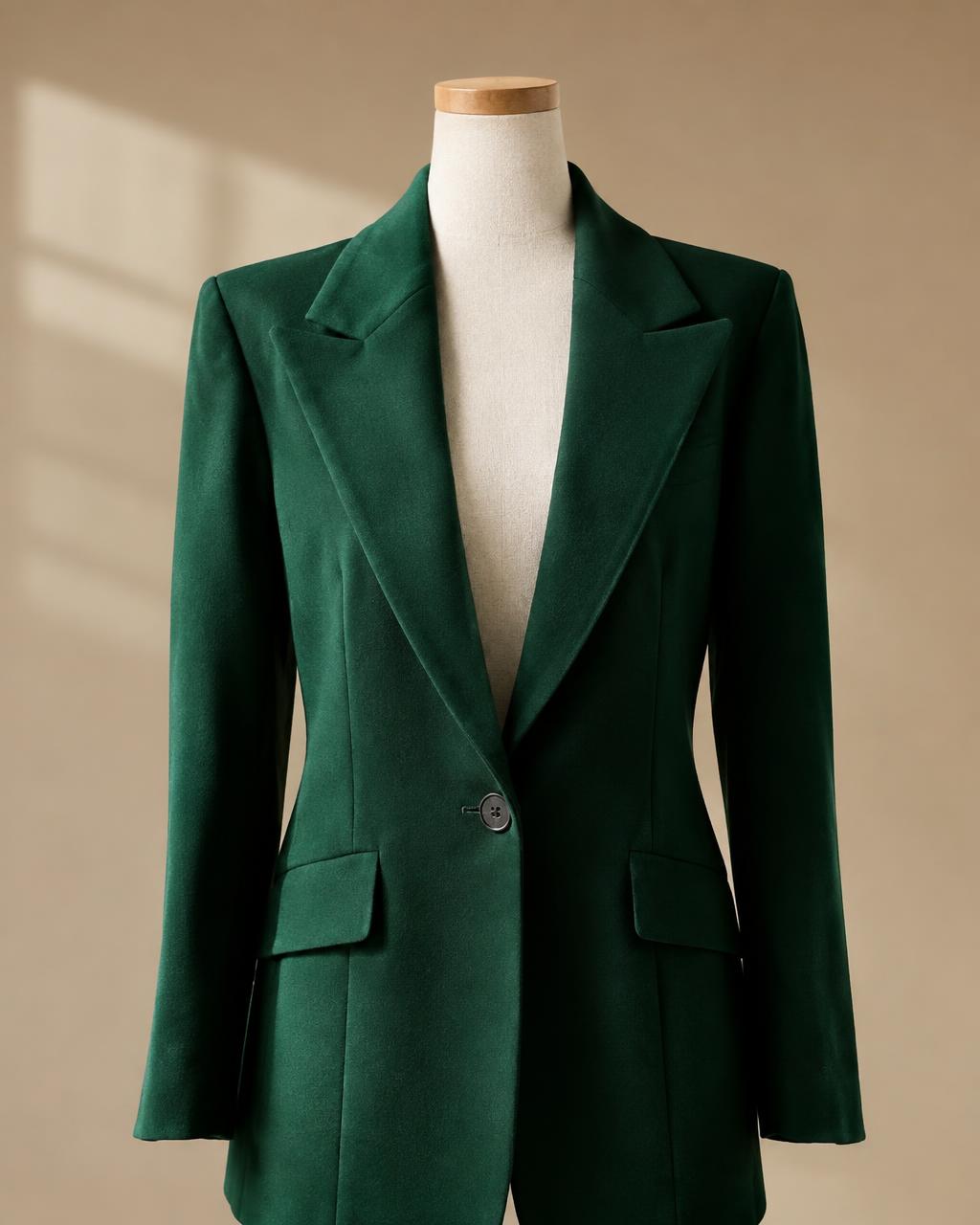 Verdant Wool Blazer